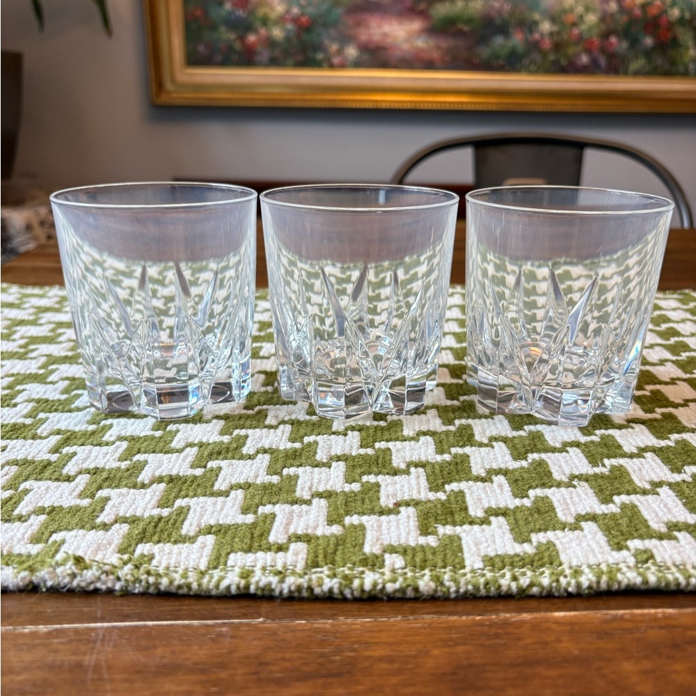 Vintage Discontinued Cristal D’Arques Crystal Durand Cheverny Cocktail Glasses